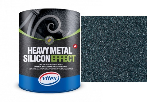 Vitex Heavy Metal Silicon Effect  - štrukturálna kováčska farba  764 Saphire  2,25L